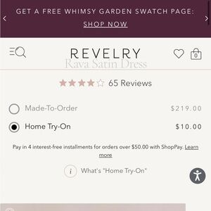 Revelry Rust Satin Dress